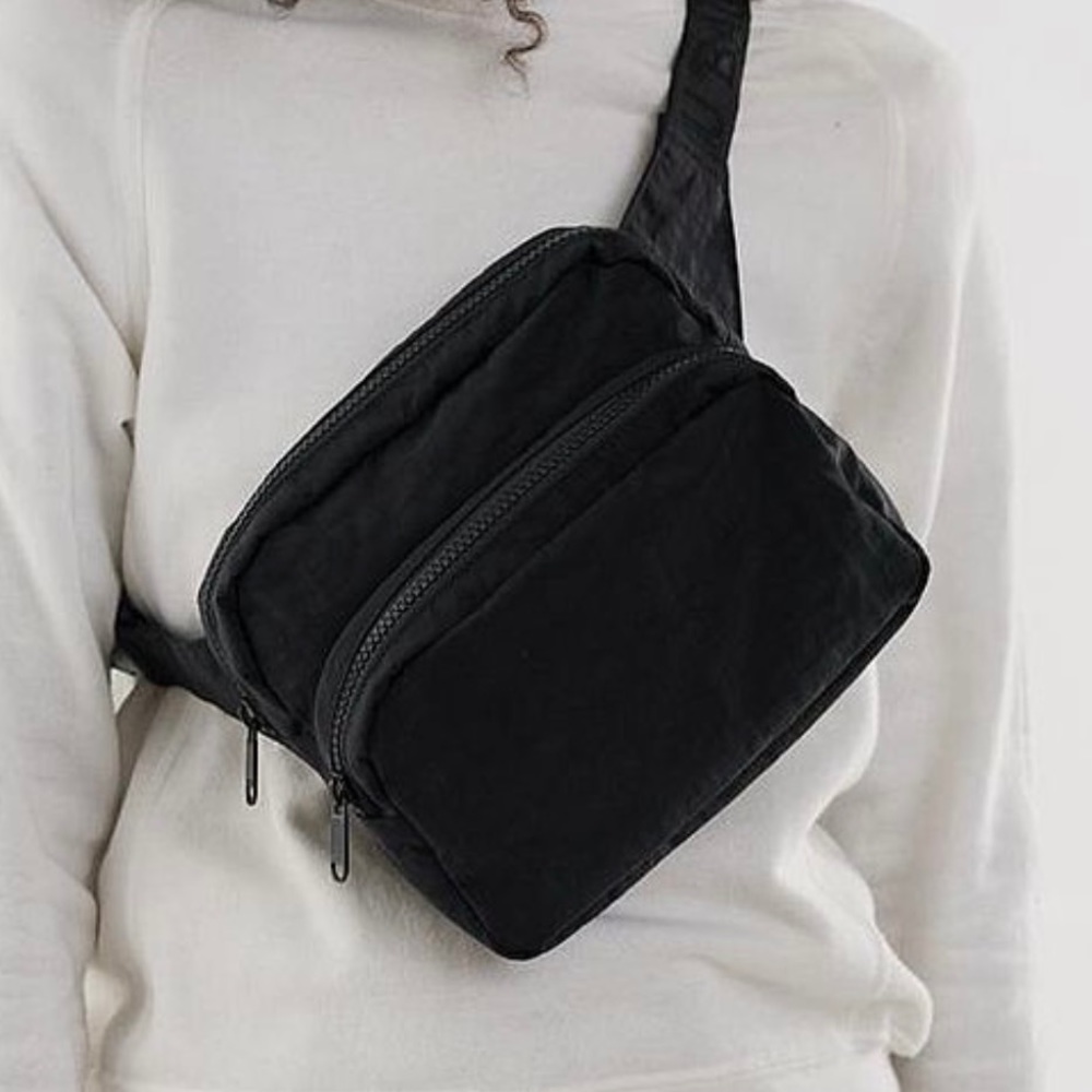 BAGGU black Nylon Belt